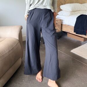 lululemon athletica Black Wide-Leg Pants